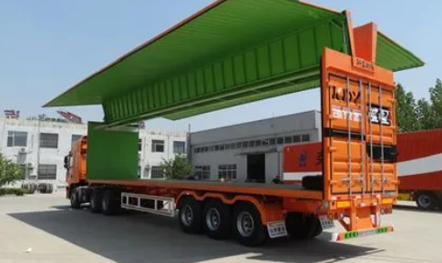 两轴厢式半挂车
