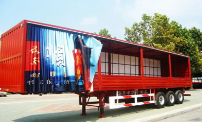 侧帘半挂车